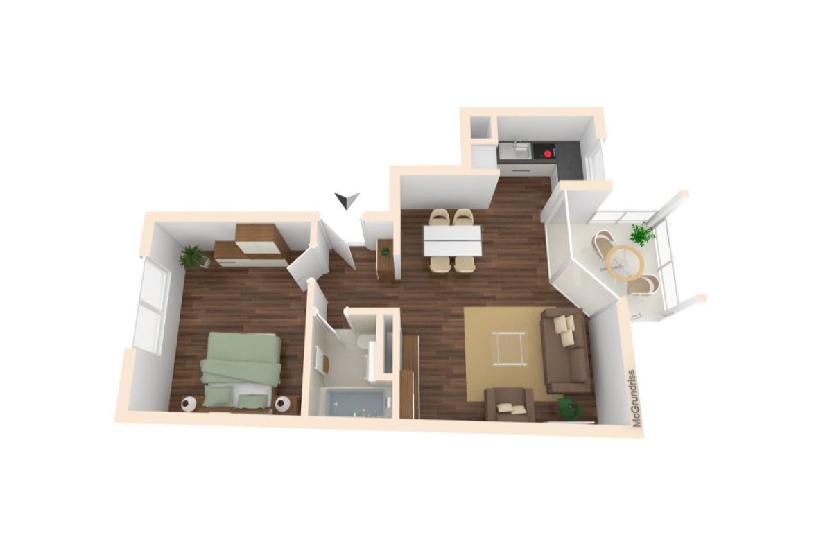 Ginger – 2.5 Room Apartment in Zürich - 3