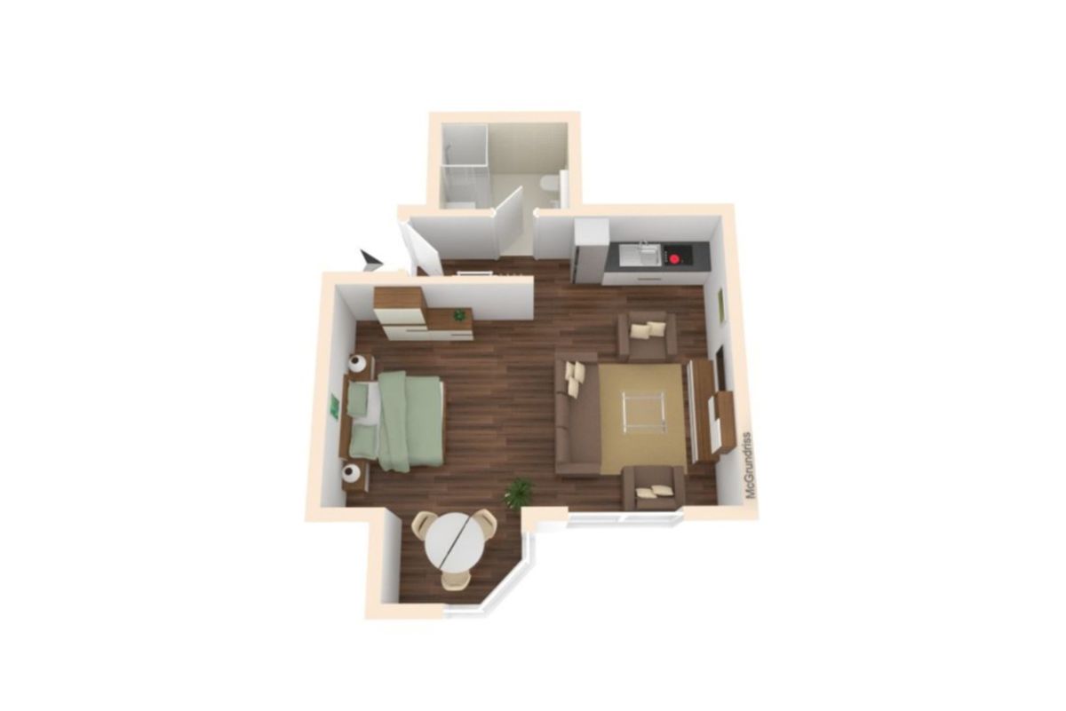 Navy – 1.5 Zimmer Apartment in Zürich - 3