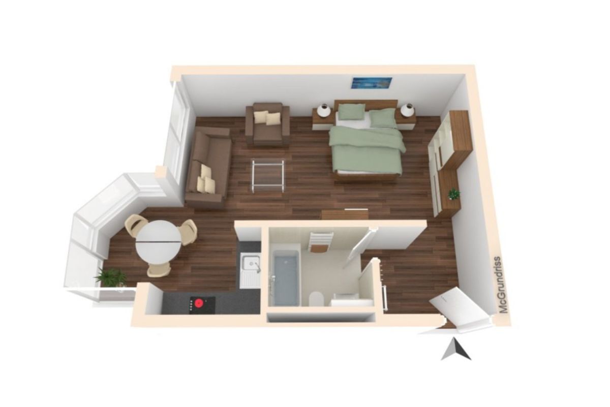 Beryl – 1.5 Room Apartment in Zürich - 3