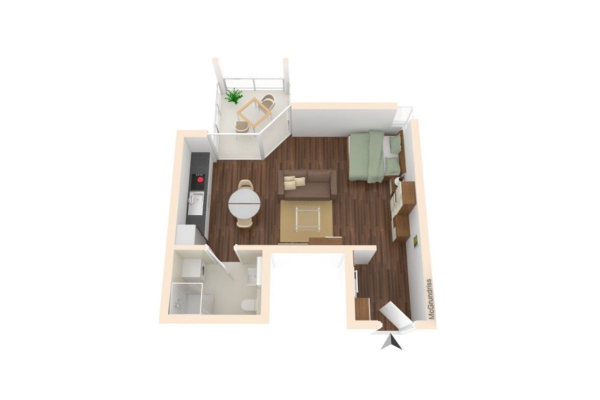 Ooze – 1.5 Room Apartment in Zürich - 3