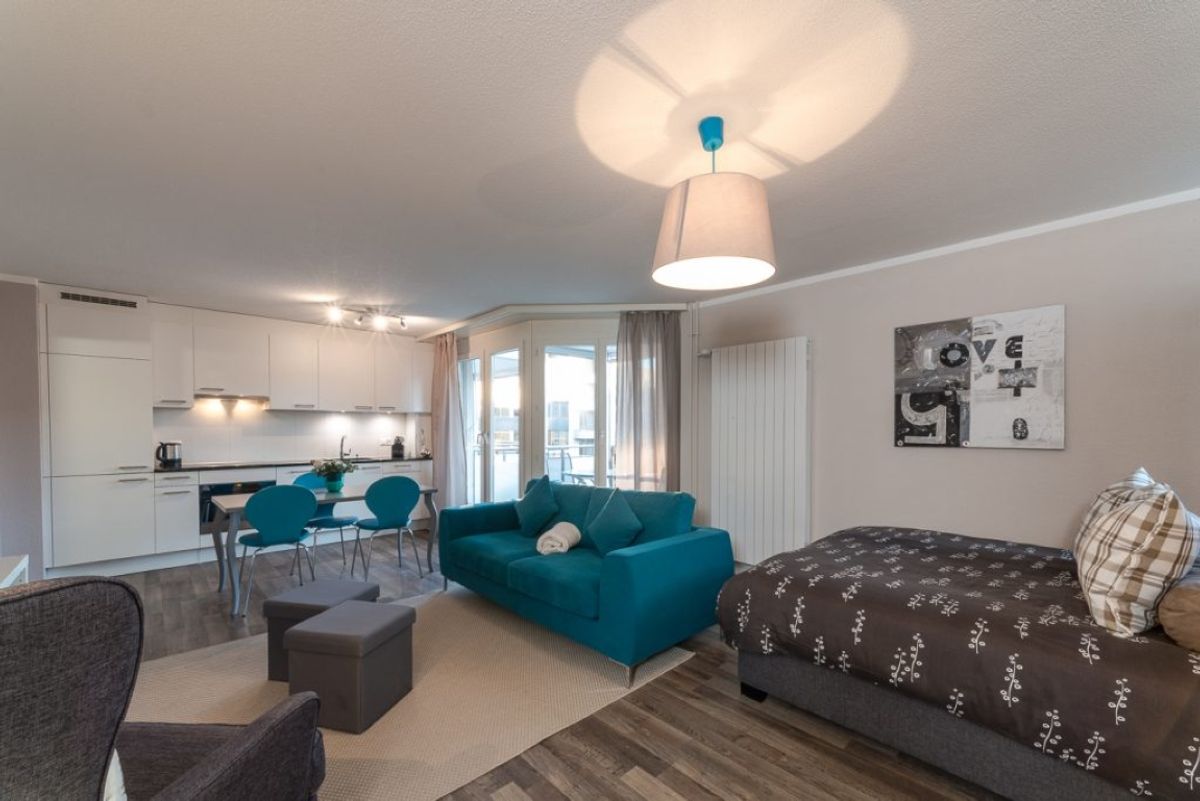 Turquoise – 1.5 Room Apartment in Zürich - 1