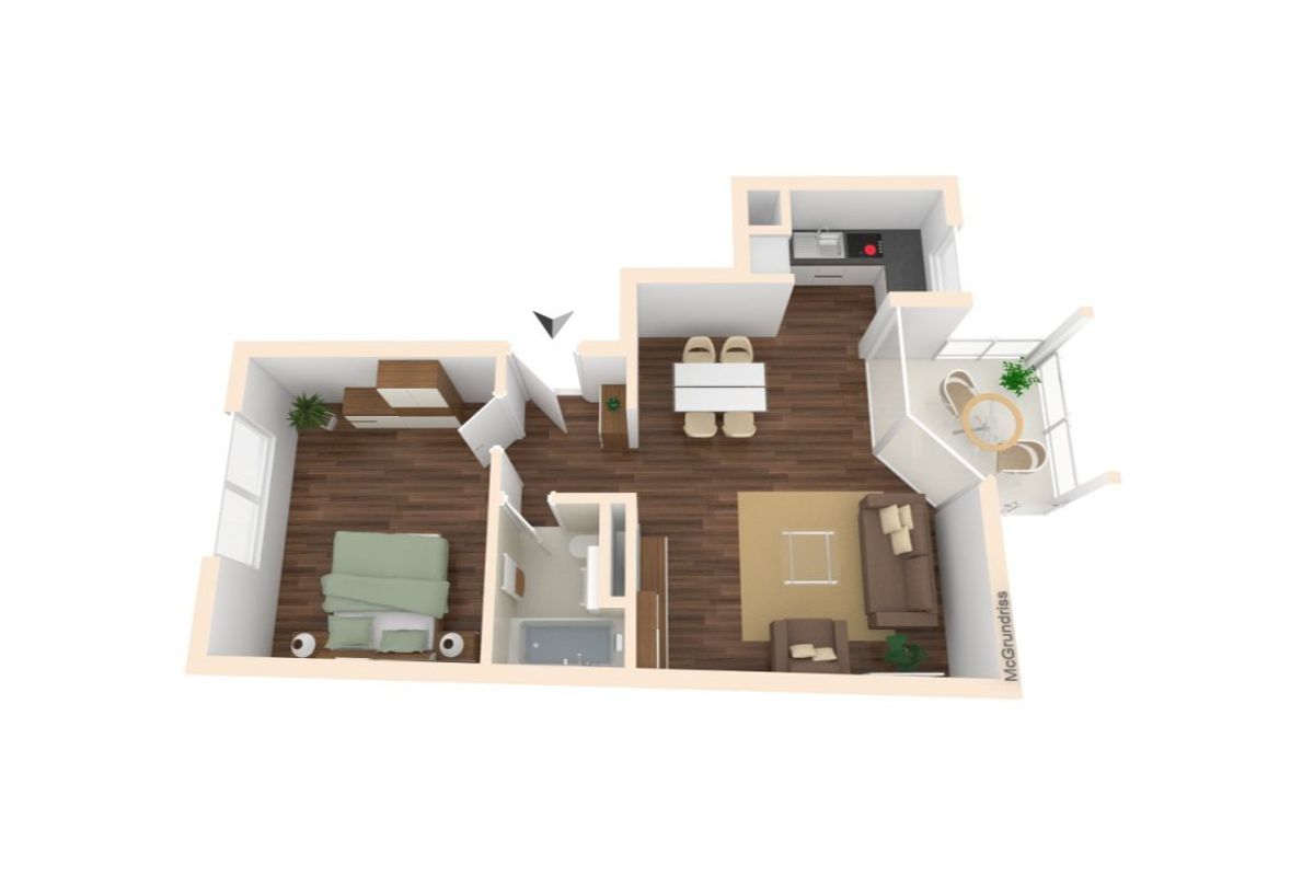 Ocher – 2.5 Room Apartment in Zürich - 3