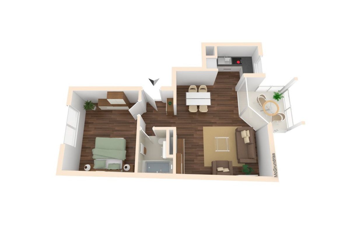 Bisque – 2.5 Room Apartment in Zürich - 3