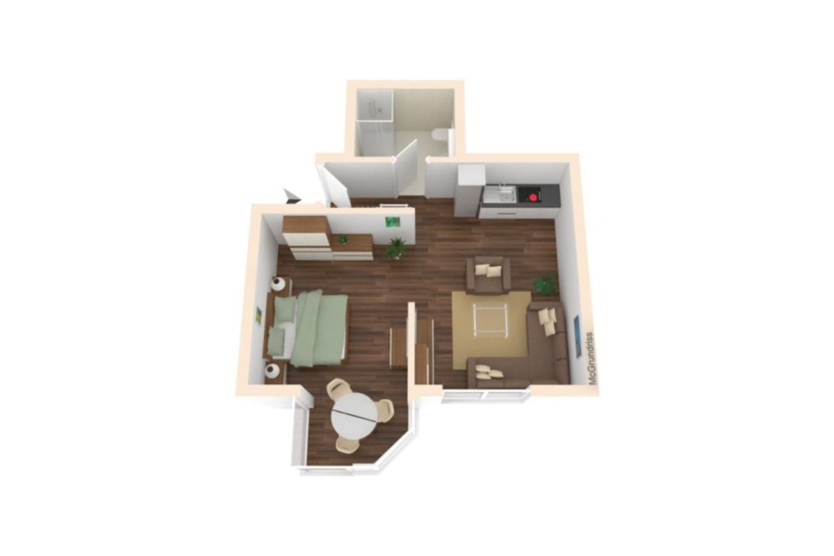 Ocean – 1.5 Zimmer Apartment in Zürich - 3