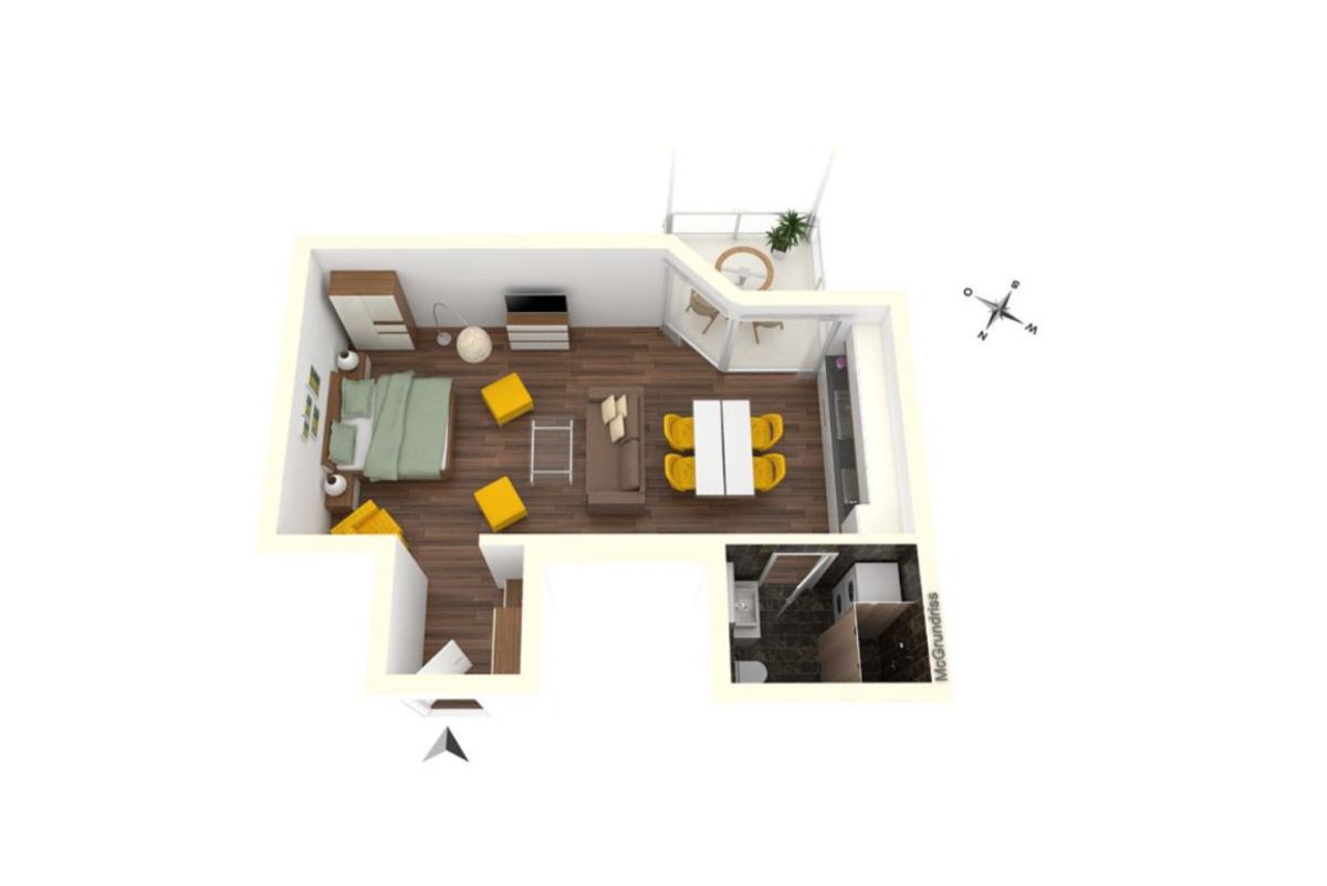 Amazon – 1.5 Zimmer Apartment in Zürich - 2