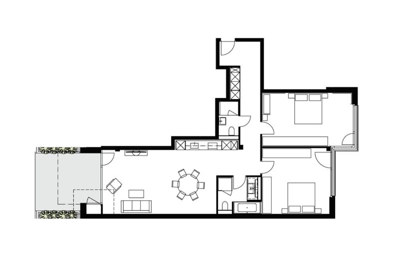 2 BEDROOM SUITE - 80 m2 - 5