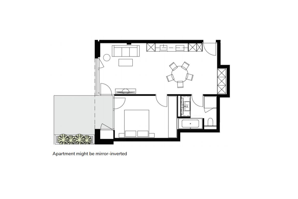 COSY PLUS - 1 BEDROOM APARTMENT - 59 m2 - 3