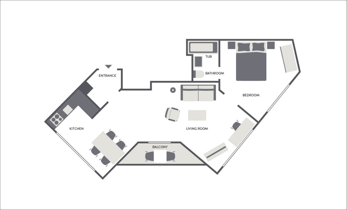 1 Bedroom Serviced Apartment Aussersihl - 6