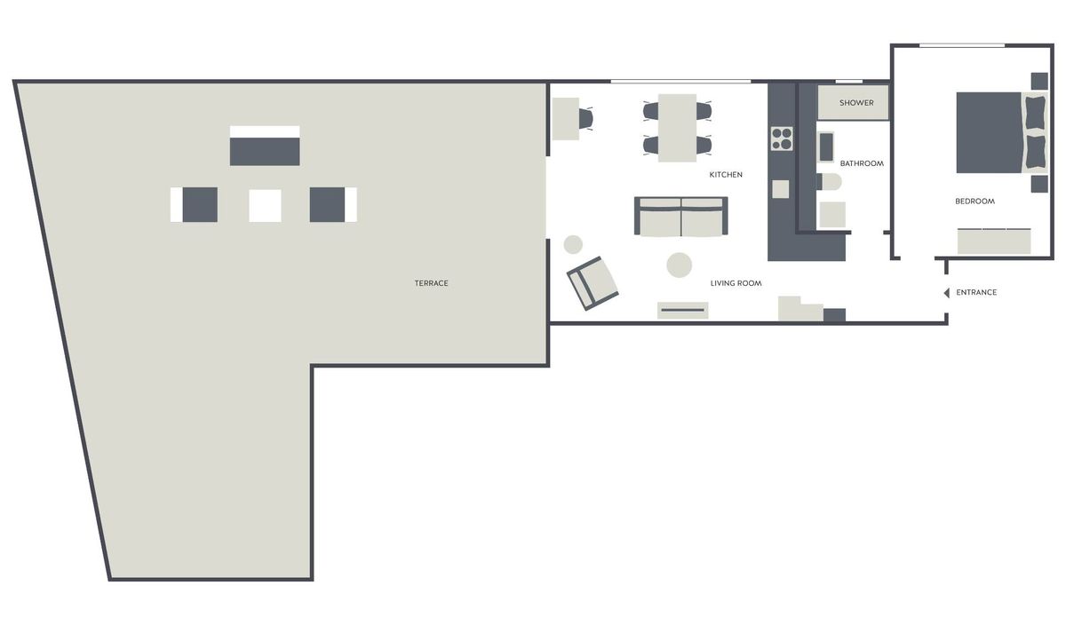 1 Bedroom Penthouse Serviced Apartment Downtown - 7