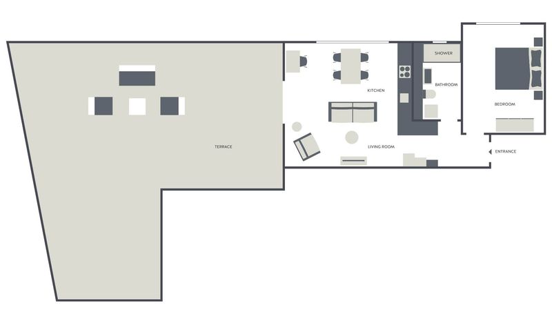 2 Zimmer Penthouse Serviced Apartment Downtown - 8