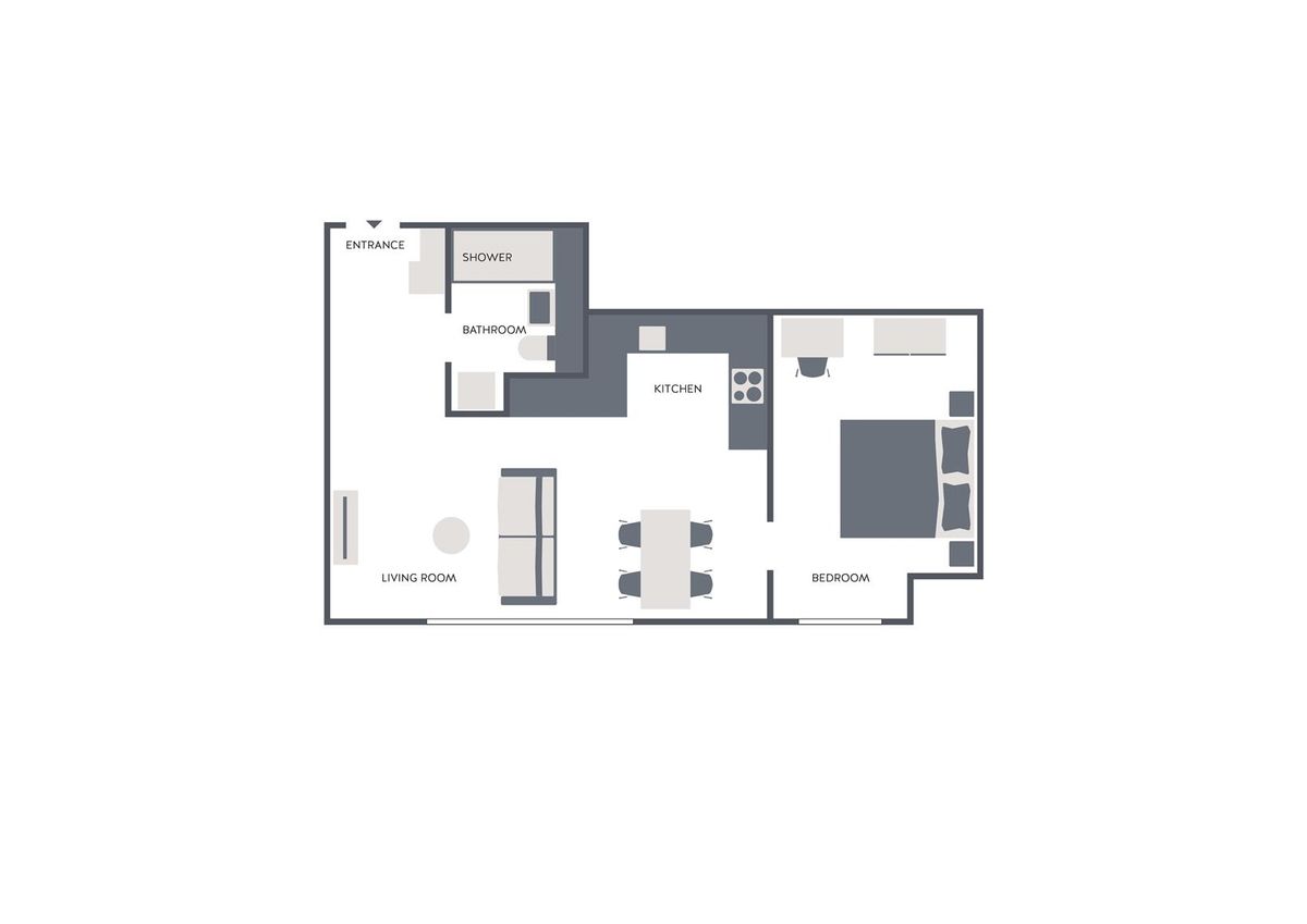 2 Zimmer Standard Serviced Apartment Downtown - 5