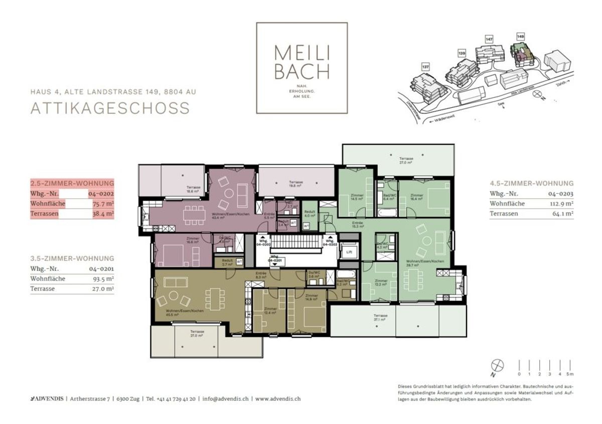 Attika-Traum in Seenähe mit 38m2 Dachterrasse - 2 Monate MIETFREI - 4