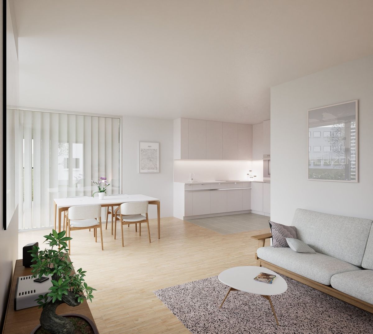 Moderne 2.5-Zimmer-Wohnung in Zürich-Schwamendingen zu vermieten! - 1