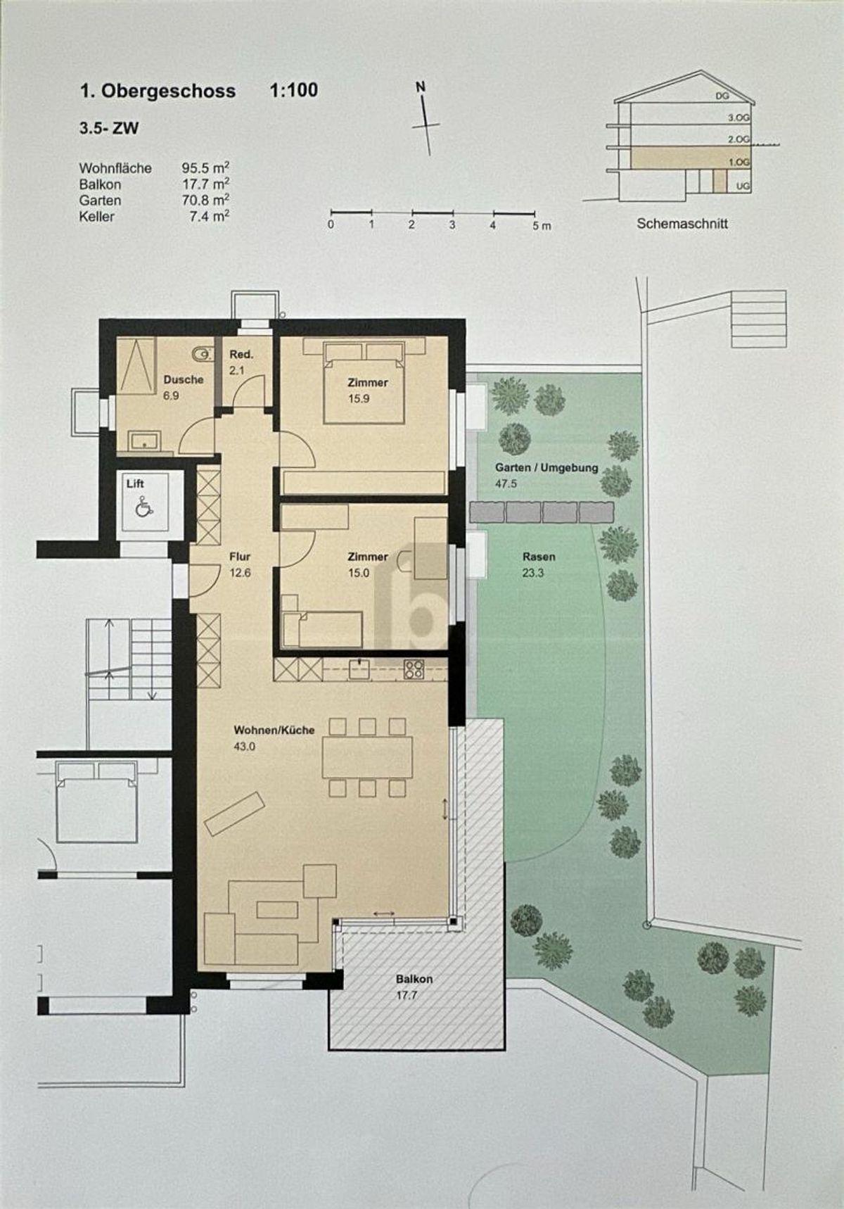 ERSTBEZUG MIT EIGENEM GARTEN (70 M2) - 4