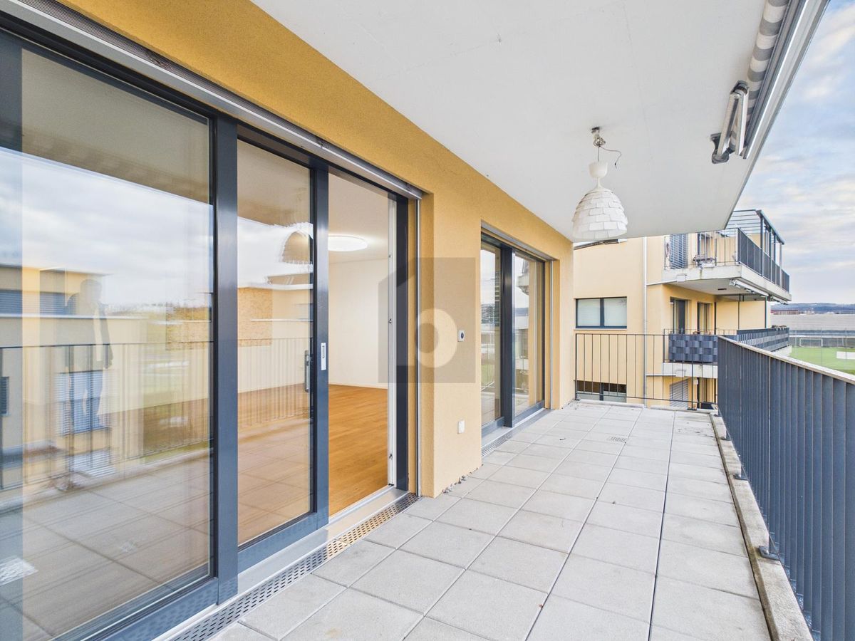 GROSSZÜGIGE TERRASSE MIT BLICK INS GRÜNE - 1