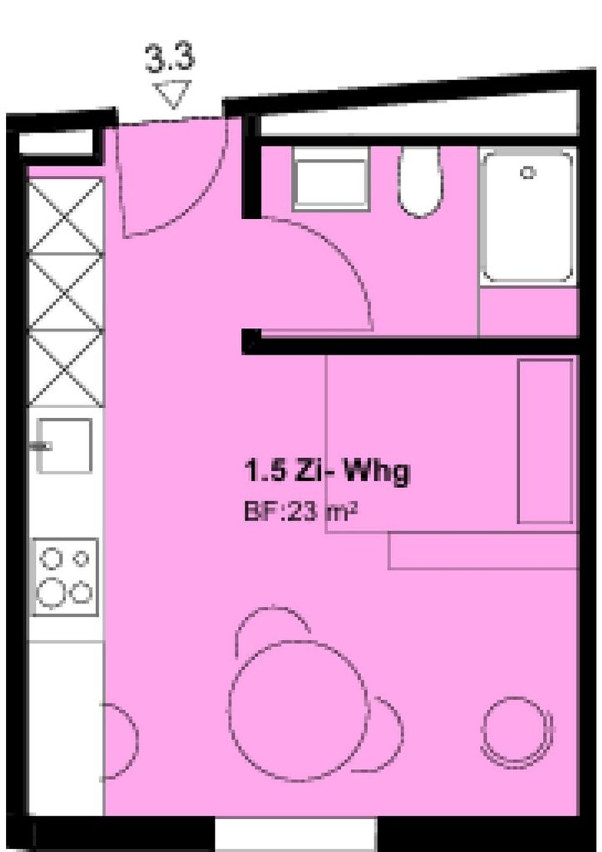 Gemütliche 1.5 Zimmer-Wohnung in der Churer Altstadt zu vermieten! - 4