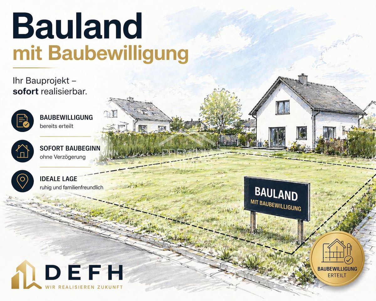 BAUBEREITES GRUNDSTÜCK MIT SOFORTIGEM STARTPOTENZIAL - 0