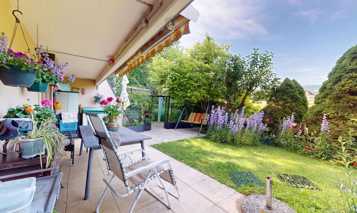 4.5-room apartment with garden, mountain view, and garage - 7