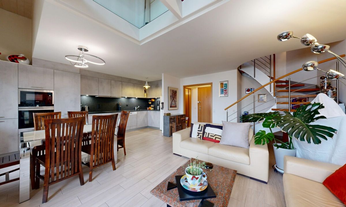 Appartement duplex en attique in à Choulex - 1