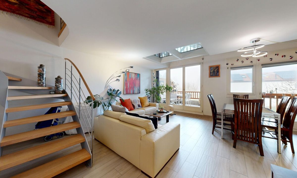 Appartement duplex en attique in à Choulex - 2