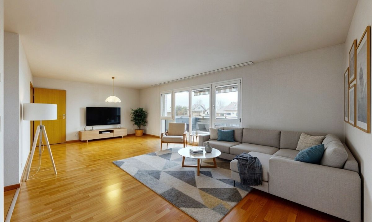 4.5-room flat with panoramic views in the heart of Bursins - 1