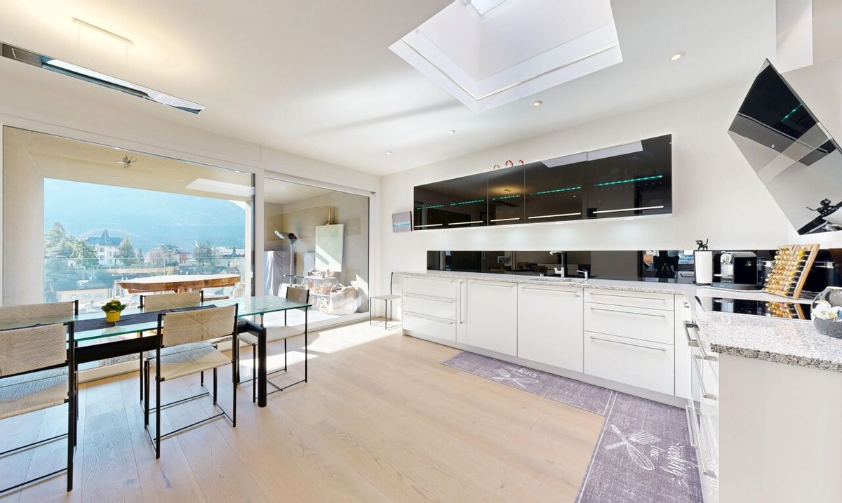 Stunning 3.5-room penthouse apartment with panoramic views in Sierre - 3