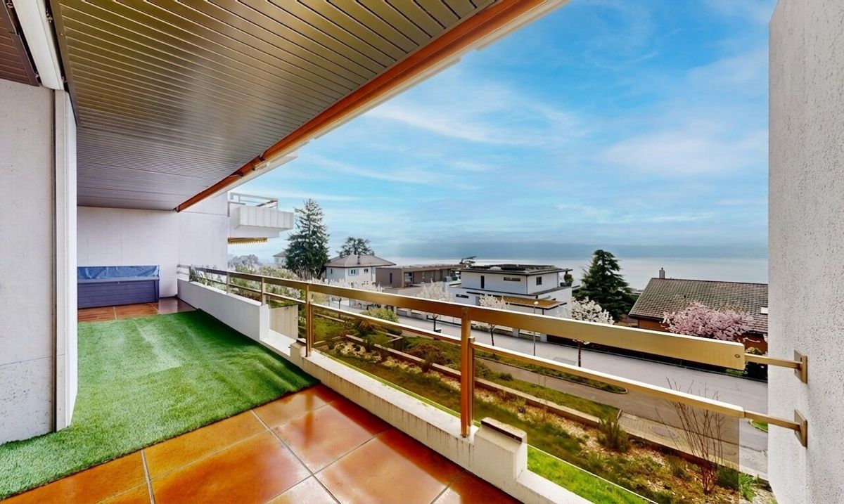 Spacious 4.5-room flat with panoramic lake views in Pully - 6