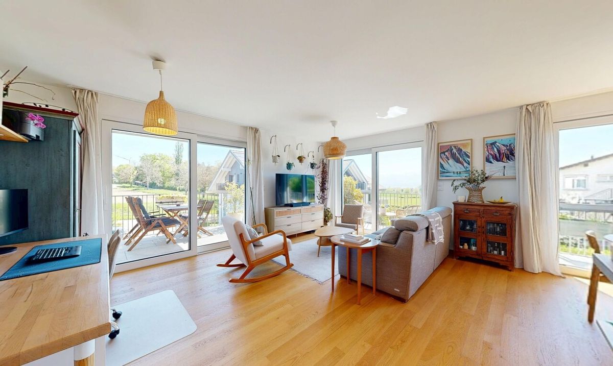 A lovely 3.5rm flat in a peaceful location in Saint Saphorin/Morges - 4