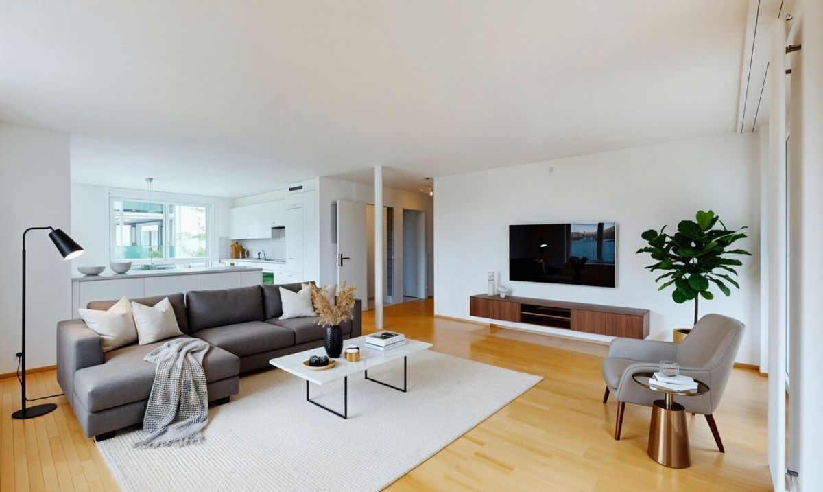 4.5-Zimmer Wohnung mit hellem Wohnambiente und 25 m2 grossem Balkon - 0