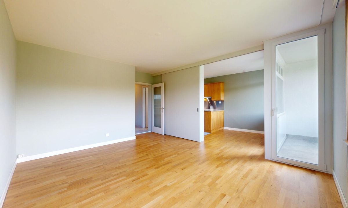 Modern renovierte 3.5-Zimmer-Wohnung mit Weitblick ins Grüne in Basel - 1