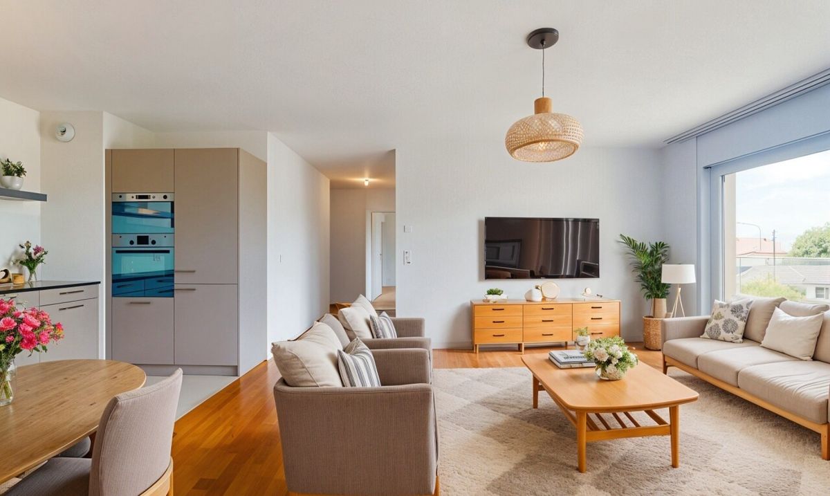 Helle 3.5-Zimmer-Wohnung mit grossem Balkon in St-Sulpice - 1