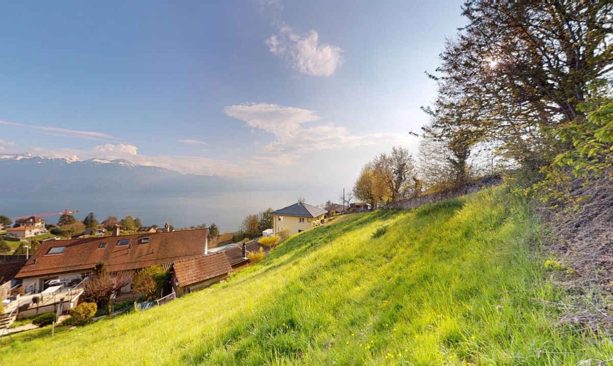 Baugrundstück mit Panoramablick auf See und Alpen - 7
