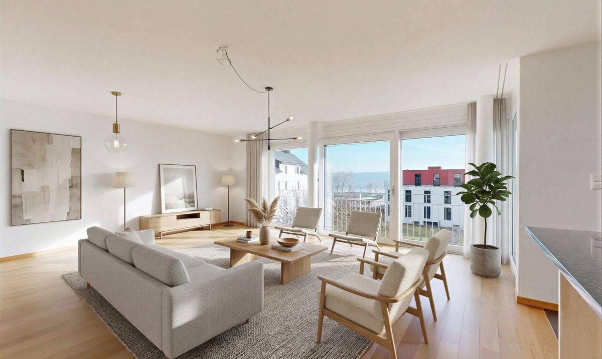 Belle vue sur le lac pour cet appartement lumineux et spacieux ! - 3