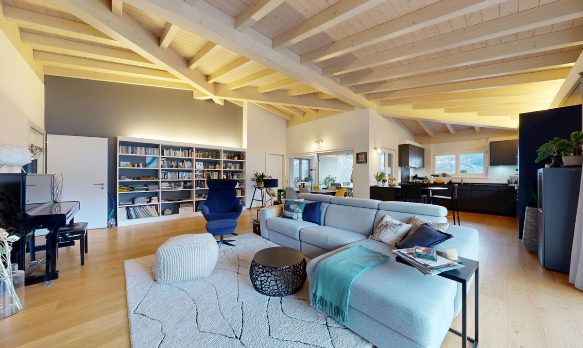 Wunderschönes 7-Zimmer-Haus mit unabhängiger 4½-Zimmer-Wohnung – Miège - 2