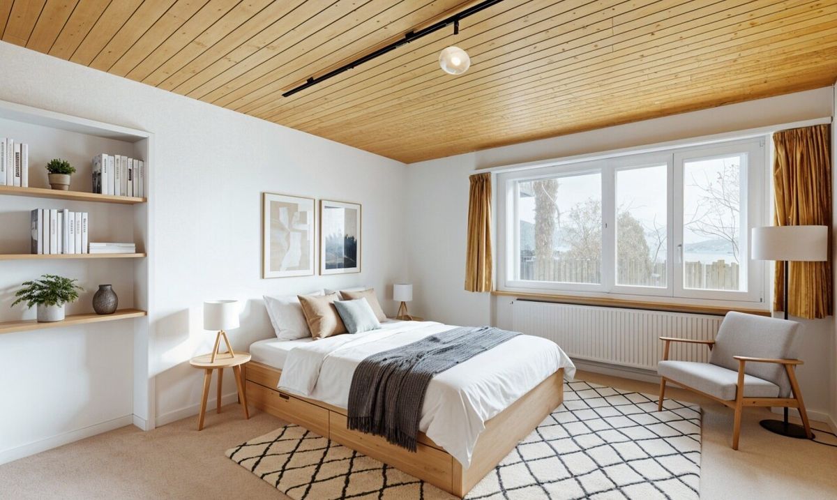 Familienparadies am Südhang mit Weitsicht und Bauland - 8
