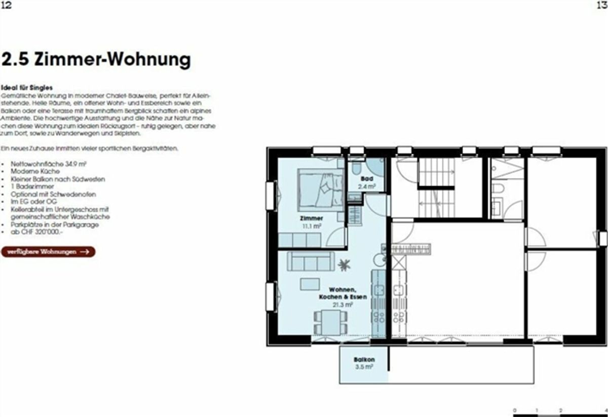 Eggetli-Adelboden - 3½ Zimmer Wohnungen - 3