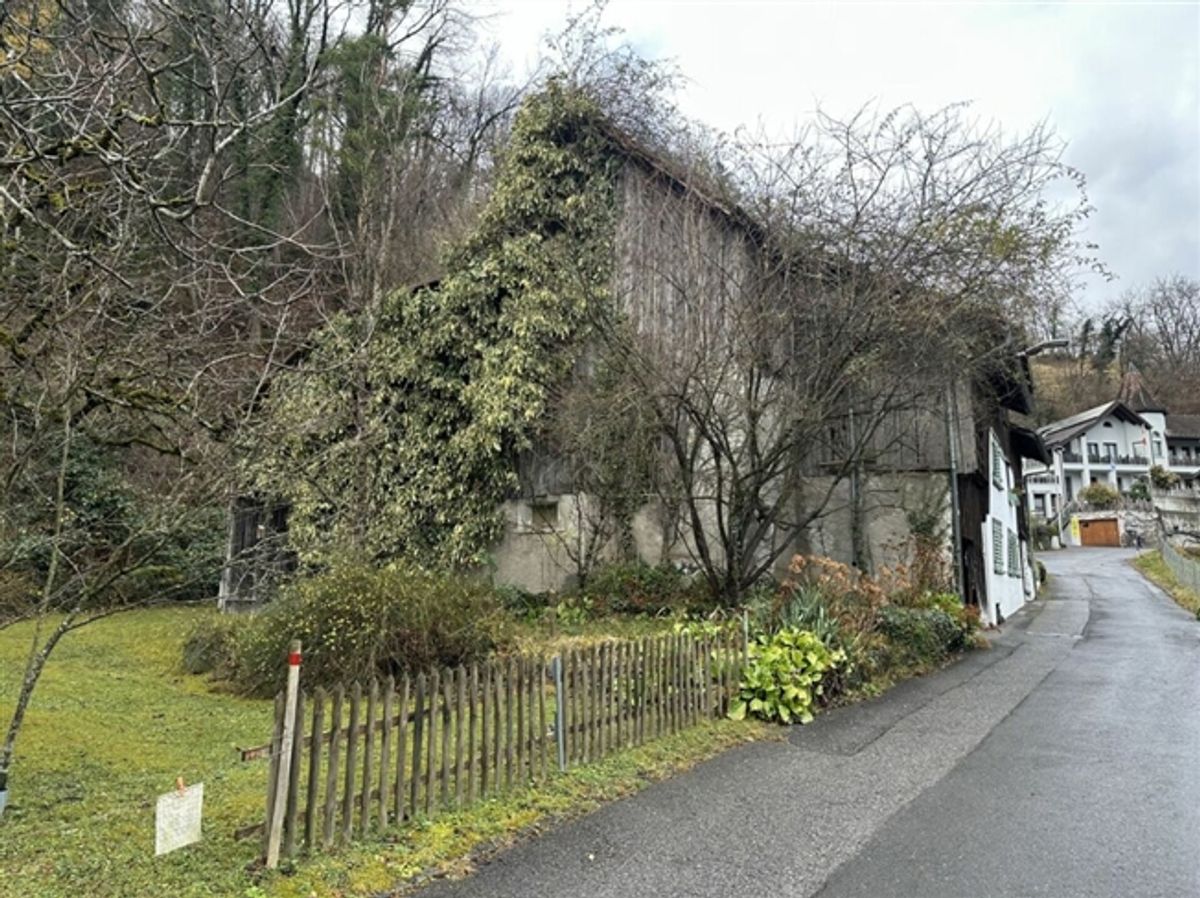 787 m2 Bauland in der Dorfkernzone Sevelen mit altem Wohnhaus und Scheune - 5
