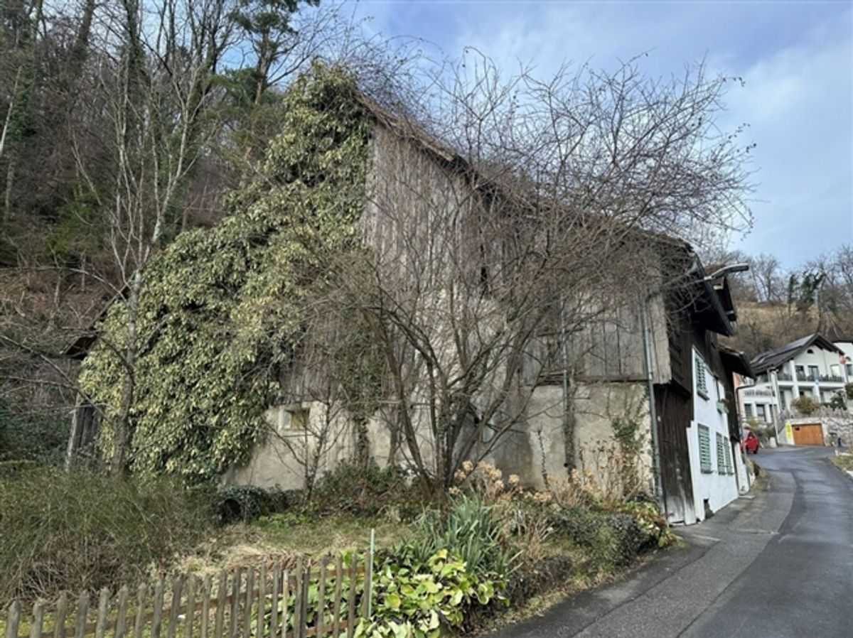 787 m2 Bauland in der Dorfkernzone Sevelen mit altem Wohnhaus und Scheune - 3