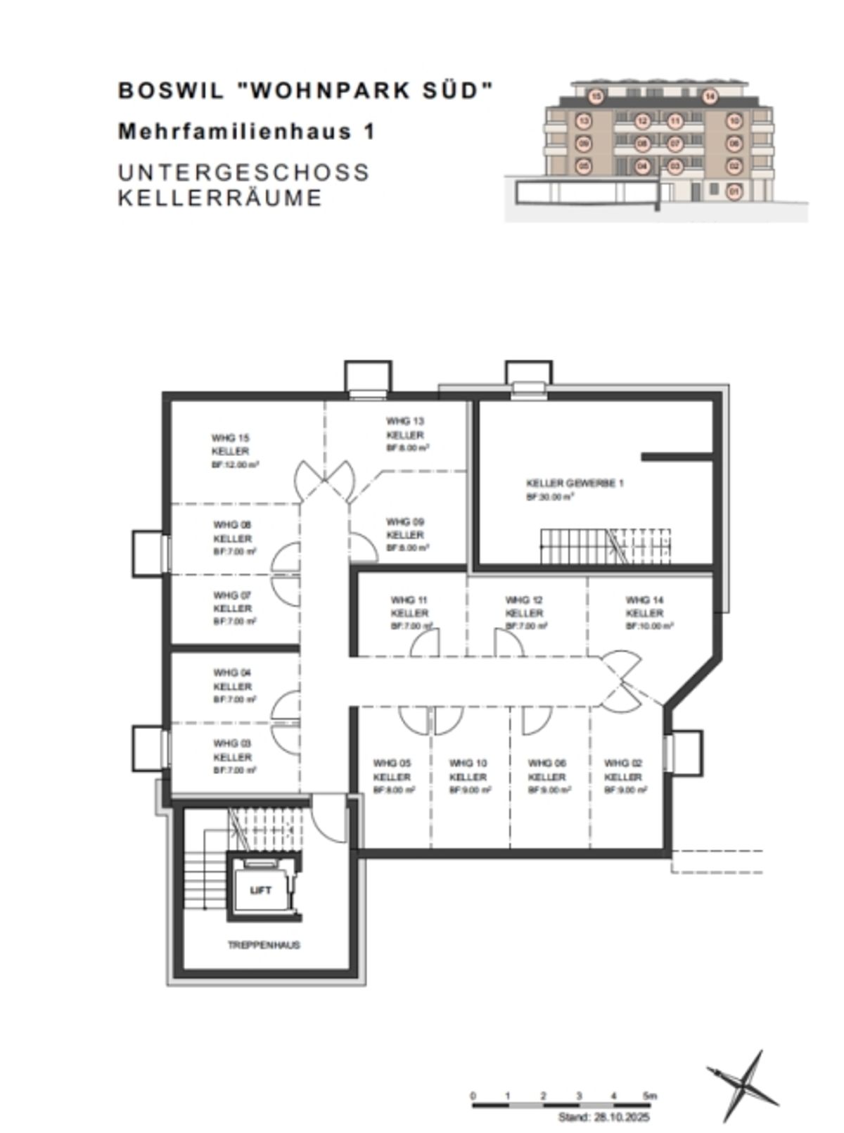 WOHNPARK SÜD; Gewerberaum mit Archiv Nr. 01 - 4