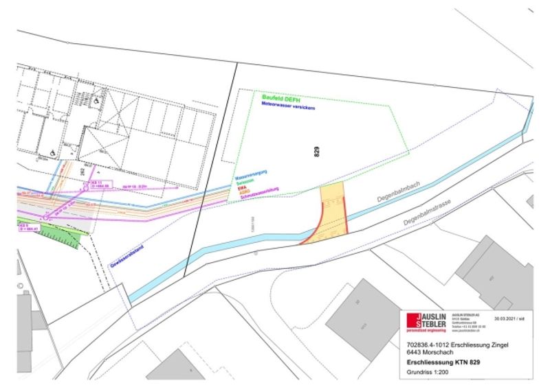 1025m2 Bauland in Morschach - 2