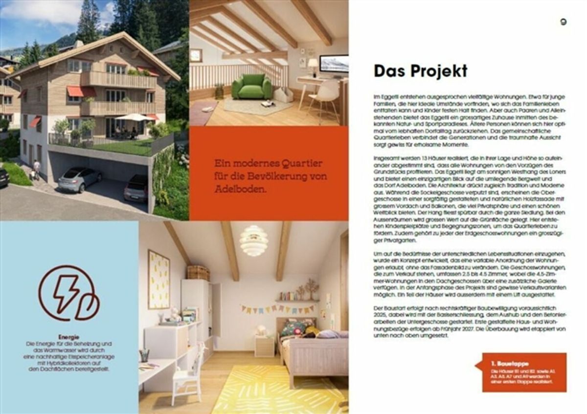 Eggetli-Adelboden - 4½ Zimmer EG/OG Wohnungen - 2