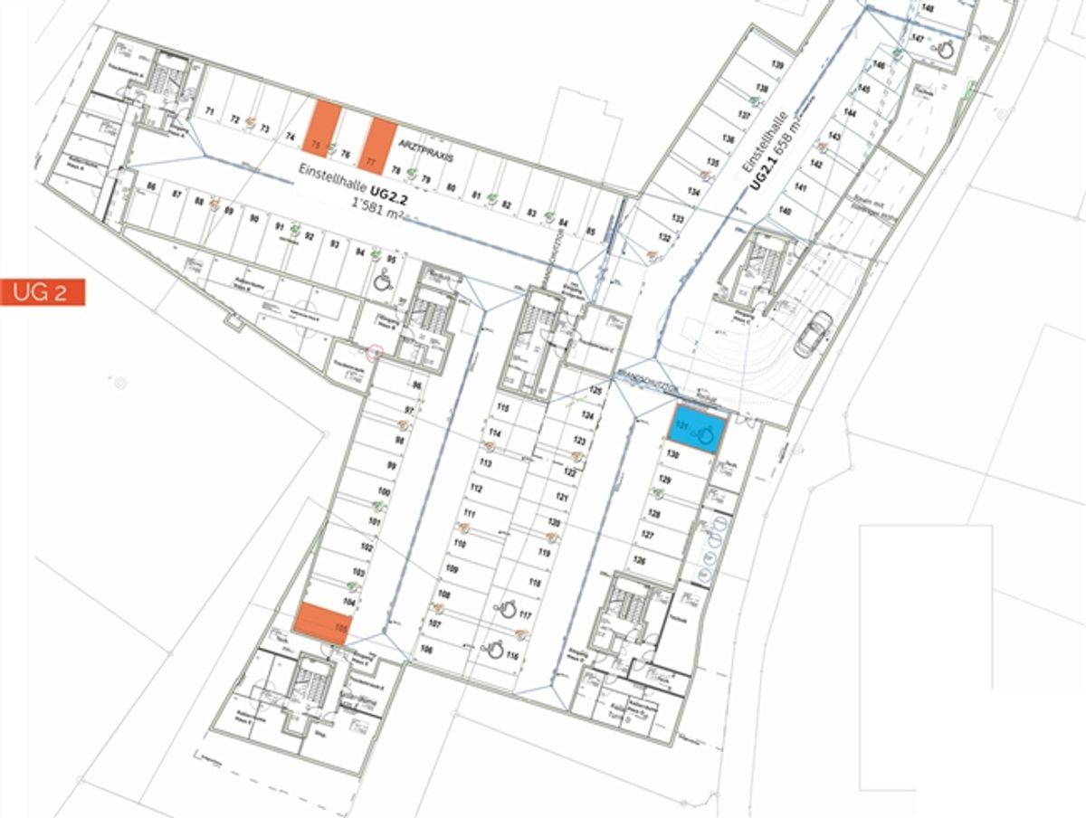 Autoeinstellplatz im Zentrum von Altdorf - 1