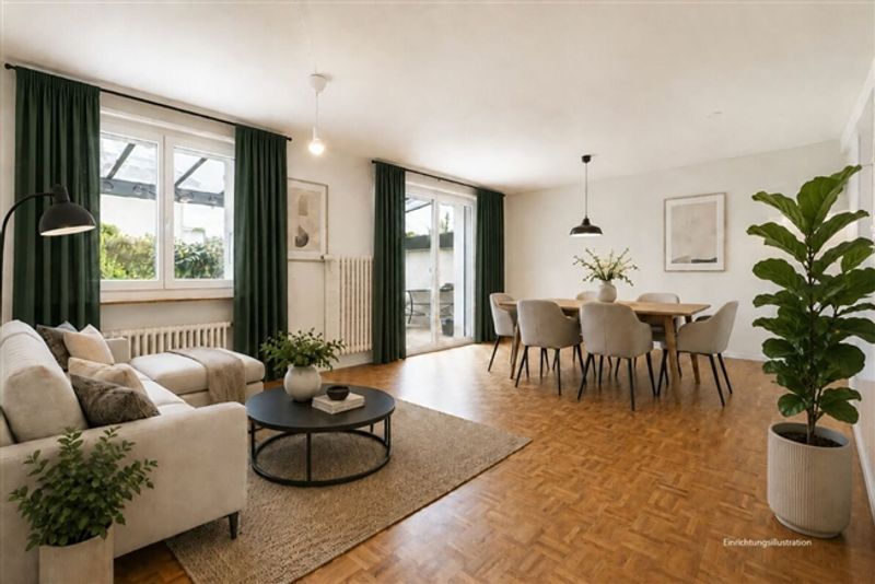 Charmantes 4.5 Zimmer Eck-Einfamilienhaus mit geschütztem Aussenbereich und Garagenbox - 9