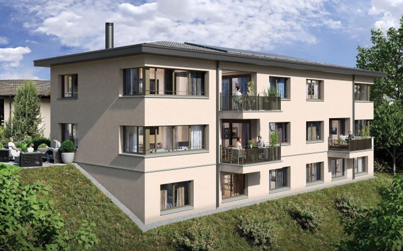 Blick auf die RigiLuxuriöse 4.5-Zimmer Duplexwohnung in Udligenswi - 3