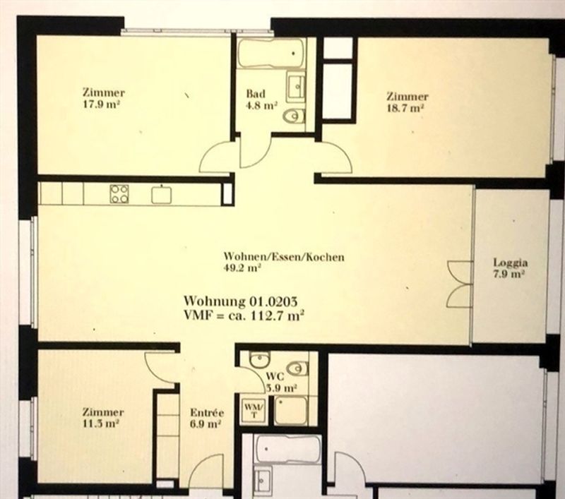 4½ ZI-WOHNUNG IN WINTERTHUR - STADT, MÖBLIERT, TEMPORÄR - 10