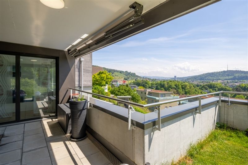 Helle Wohlfühloase über der Stadt mit traumhafter Terrassenwohnung-Atmosphäre - 14