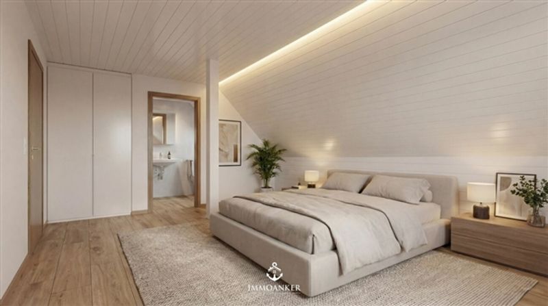 Lichtdurchflutete 4.5-Zimmer-Wohnung mit hoher Raumhöhe und Cheminée in Bottmingen - 6
