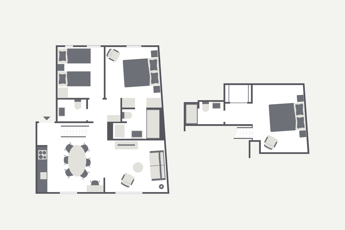 3 Bedroom Duplex Serviced Apartment Beckenhof - 8