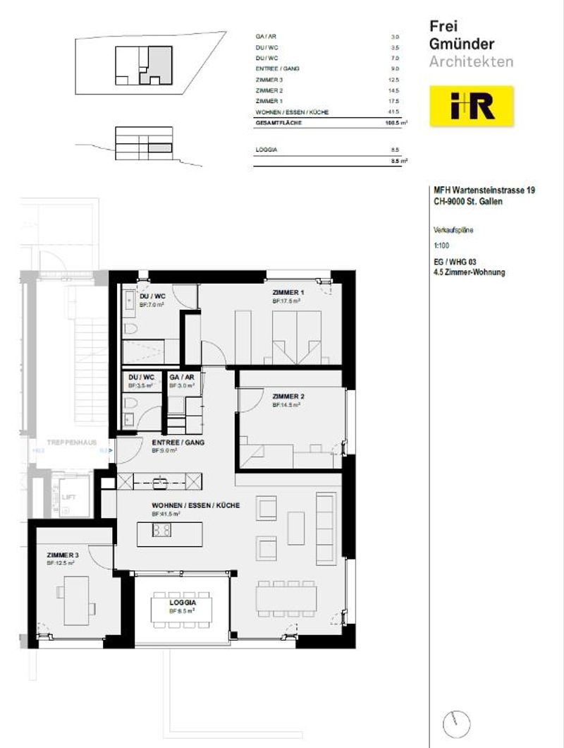 5.5 Zimmer Wohnung - 5