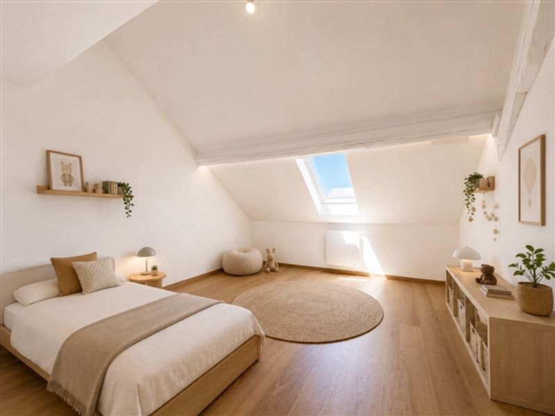 Im Zentrum des Dorfes, ein Penthouse von 153 m² mit Charakter - 10